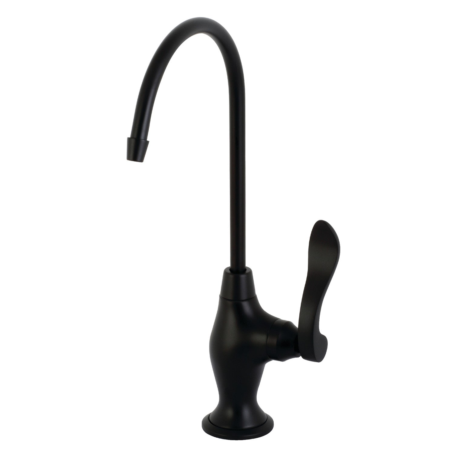 Kingston Tulare KS3190NFL - NuWave French Single-Handle 1-Hole Deck Mount Water Filtration Faucet, Matte Black — image 1